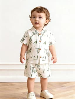 2Pcs Organic Cotton Kids Baby Sets Spring Summer Solid Tshirt Top + Pant Casual Toddler Boy Clothing