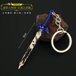 Game Zelda Link Master Sword Key chains Cosplay Alloy Openable Swords Pendant Props Keychain Accessoories Key Ring
