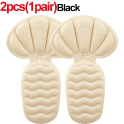 2/4pcs Thicken Sponge Heel Stickers Shoe Cushion Heel Protector Shoes Adjuster High Heels Inserts Heel Pads Shoe Half Insoles