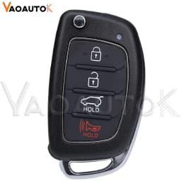 Remote Case 3/4 Buttons Housing For Hyundai HB20 SANTA FE IX35 IX45 Accent I40 Solaris Flip Car Key Shell TOY40 Key Fob Cover