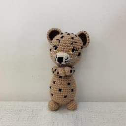 Handmade Kid Room Deco Stuffed Plush Toy Animal Amigurumi Handcrafts Kids Gifts Soft Fox Cow Lamb Birthday Sleeping Dolls