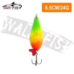 WALK FISH New 16g-28g Metal Spinner Spoon Trout Fishing Lure Hard Bait Sequins Noise Paillette Bait Hard Sequins Spinner