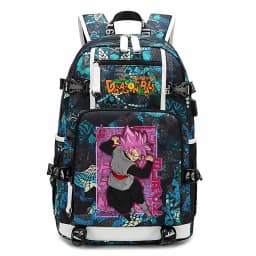 Dragon Ball Z Printed Student Backpack Large Capacity Casual Daypack for Kids Teenagers School Travel