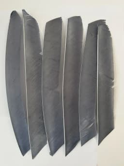 100PCS 18-25CM Full Length Turkey Arrow Feathers DIY Hunting Bow Arrow Accessories Archery Fletching Right Wing Vanes