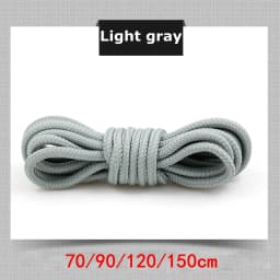 Round Shoe Laces Classic High Quality Black Shoelaces Outdoor Casual Sneakers Mountaineering Polyester Shoe Lace