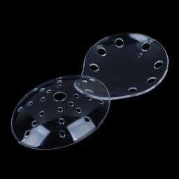 Hot Sale Eye Protection Eye Shield Breathable Single Eye Shield Porous Plastic Transparent Eye Shield Ophthalmic Oval Eye Shield