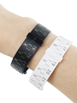 Plastic Bracelet Sizer Gauge Adjustable Bangle Measures Jewelry Making Bracelet Sizing Tools DIY Tool