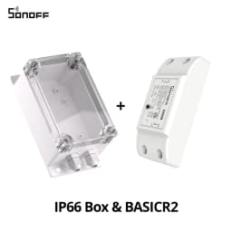 SONOFF IP66 Waterproof Junction Box Water-resistant Impact Shell Compatible With BASICR2/BASICR4/RFR2 Smart WiFi Switches