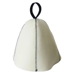 Pure Wool Felt Sauna Hat Russian Banya Cap Embroidered for Shower House Head Protection Sauna Vaporarium Accessories