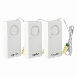 Topvico 1/2/3/5pcs Water Leakage Sensor Detector Leak Alarm Flood Detection 120dB Alert Wireless Home Security System