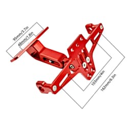 Motorcycle Fender Eliminator Kit Adjustable Motorcycle License Plate Holder Aluminum Alloy Motorcycle Plate Frame Holder For Bic