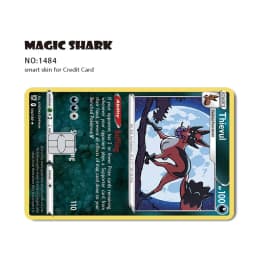 2026 New Charizard Blastoise Bulbasaur Eevee Metwo Sticker Film Skin Cover for Credit Debit Card