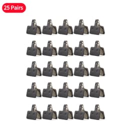 10/15/20/30/40/50 Pairs MTB Road Bicycle Disc Brake Pads for SHIMANO M375 M445 M446 Resin Semi-Metallic Cycling Brake Pad Parts