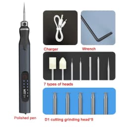 MaAnt D1 D2 Electric Grinding Pen Intelligent Charging Engraving Pen Phone CPU IC Polishing Lattice Cutting Tool OCA Remover