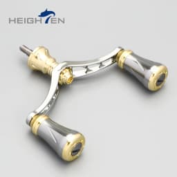 Heighten Spinning Reel Double Rocker Arms - 80/98mm Axle Spacing, 20mm Knob Diameter | Fits Daiwa & Shimano Reel Mod Parts