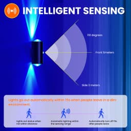 LED Wireless Wall Sconce,1500mAh Motion Sensor Night Light Indoor, Rechargeable Magnetic Wireless Wall Sconces for Bedroom