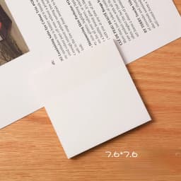 50 Sheets Colorful Waterproof PET Transparent Memo Sticky Note Paper Daily To Do It Check List Paperlaria School Stationery
