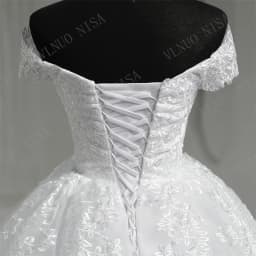 Real Video White Off The Shoulder Vestido De Noiva Wedding Dress Plus Size Vestidos De Novia Bridal Tulle Mariage Customized