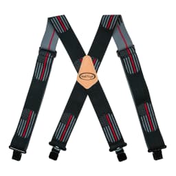 Suspenders Man For Pants 2" Wide Adjustable and Elastic Braces X Shape With Strong Clips - Heavy Duty Elastic Braces For Men