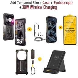 Ulefone Armor 28 Pro 5G AI Rugged Phone 16GB+512GB 10600mAh Battery120W 6.67”AMOLED Android 15 MTK Dimensity 7300 Smartphone