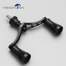 Heighten Spinning Reel Double Rocker Arms - 80/98mm Axle Spacing, 20mm Knob Diameter | Fits Daiwa & Shimano Reel Mod Parts