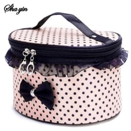 Creative Cylinder Compressible Miscellaneous Toiletries Bag Waterproof Desktop Large Capacity Travel Storage Bag