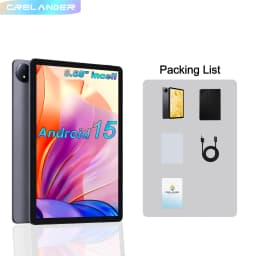KOOMDIGI W87 8.68 Inch Android 15 Tablet, 16GB RAM (6GB + 10GB Extended) 128GB ROM, 1340x800 UHD Incell Display, 5G WiFi, Dual Camera, 5000mAh Battery, Widevine L1, GPS, GMS, Google Tablet with Case, USB-C Cable & Screen Protector