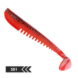 MEREDITH Awaruna Fishing Lures 8cm 9.5cm 13cm Artificial Baits Wobblers Soft Lures Shad Carp Silicone Fishing Soft Baits Tackle