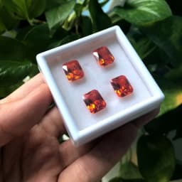 Protective Gemstone Diamond Jewellery Display Storage Transparent Box Glass Lid Case Earrings Gem Stone Holder Organizer 20Pcs