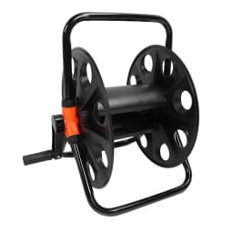 Garden Hose Reel Iron ABS Professional Water Hose Holder for Storing 164ft 1/2 Inch Water Pipe for Outside Garden Lawn Yard