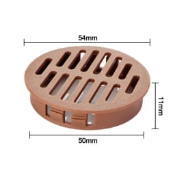 4Pcs Round Cabinet Air Duct Vent Plastic Louver Mesh Hole Plug Decoration Cover Wardrobe Grille Ventilation Systems 35/50mm