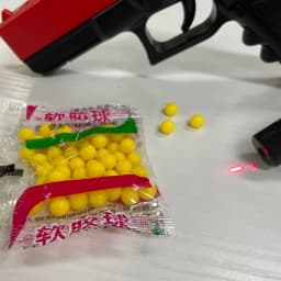 G17 Continuous Shell Throwing Desert Eagle Children's Model Toy Gun Boys' Handgun Empty Compartment Hanging 6-8mm Bullets