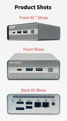 SZBOX M1S Intel N100/N150 MINI PC Windows 11 Pro DDR5 4800MHz 4*M.2 SSD RJ45 4k HD Desktop DIY NAS Host Metal Case Soft Router