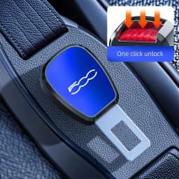 Car Seat Belt Buckle Plug Auto Safety Strap Extension Accessories interior For Fiat 500 500C 500X 500L 500sport Abarth 695