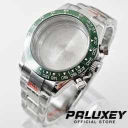 Daytona 40mm VK63 Sapphire Glass Watch Case Ceramic Bezel Men's Watch Accessories Suitable for VK63 VK63A VK64 Quartz Movement
