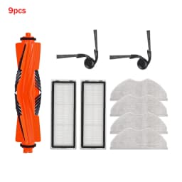 For Xiaomi S40 / OV81 Robotic Vacuum Parts Mopping Pad Mop Cloth HEPA Filter Primary Edge Brush Replacement Consumables Kit