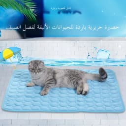Summer Pet Ice Pad Cool Sleeping Mat Breathable Ice Silk Washable Pet Bed Durable Dog Cat Cushion Pet Supplies for Home Outdoor