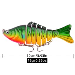 1 PCS Wobblers Fishing Lures Artificial Multi Jointed Sections Artificial Hard Bait Trolling Pike Carp Fishing Tools