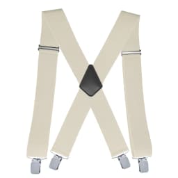 Heavy Duty Big Size Suspenders for Men Work Outdoor 2 Inch Wide X Back 4 Strong Clips Adjustable Elastic Trouser Braces Straps