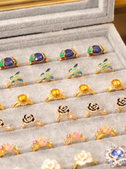 Jewelry Storage Box Large Capacity Ring Box Earrings Earrings Necklace Bracelet Pendant Box Hand Jewelry Jewelry Display Box
