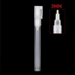 1Pcs Plastic Empty Paint Pen Graffiti Pen 3mm 5mm 65mm 8mm 10mm Empty Pen Rod Plastic Liquid Chalk Marker Barrels Pen