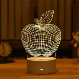 Wedding Birthday Gift Love 3D Acrylic Neon Sign USB Led Lamp Children's Night Lights Table Lamp Valentines Day Bedside Lamp