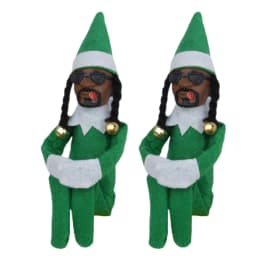 1/2pcs Snoop on A Stoop Christmas Elf Doll 2024 Christmas Decorations Festive Atmosphere Doll Ornament New Year Xmas Gift