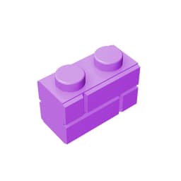 Gobricks GDS-631 Profile brick 1x2 single gro. compatible with lego 98283 children's DIY Educational Building Blocks Technical