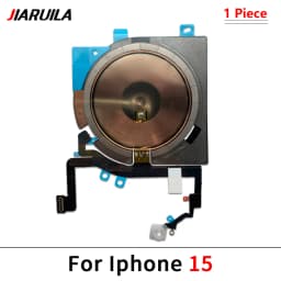 Wireless Charging NFC Chip Coil With Sticker & Power Button & Volume Button Flex Cable For iPhone 15 14 Plus 13 Mini 12 Pro Max