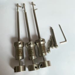 New Arrival 3 in 1 Honest Locksmith Flagpole Lock Stainless Garter Dimple Blade Safe Hardware Tools