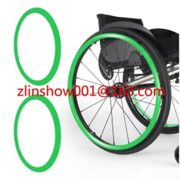 1 Pair 22/24 Inch Wheelchair Push Rim Covers Non-Slip Grips Silicone Hand Cover Rear Wheel Grips Accessories