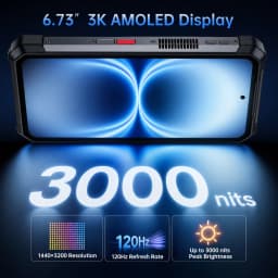 8849 TANK 5 Pro FLIR Thermal Imaging 2K Projector Rugged Smartphone eSIM Dimensity 9400e 3K AMOLED 17600mAh 220Lumen 18GB+512GB