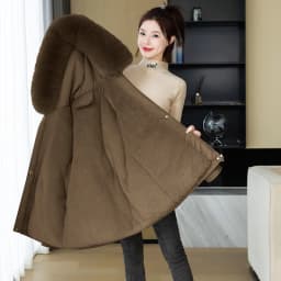 Women's down Cotton Jacket Short Thickened Winter New Style Fleece Lined Parka Korean Version Loose Cotton Coat
