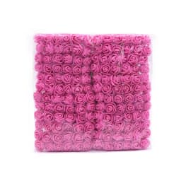 144 Pieces 2cm Foam Mini Teddy Bear of Roses Decorative Home Decor Accessory Wedding Christmas Garland DIY Artificial Flowers